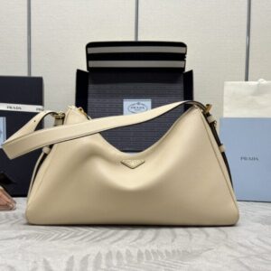 Replica Prada Prada Aimée Large Milk Tea - Best Fake Designer Bags