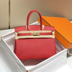 Replica Hermes Birkin Hot Red - Best Fake Designer Bags
