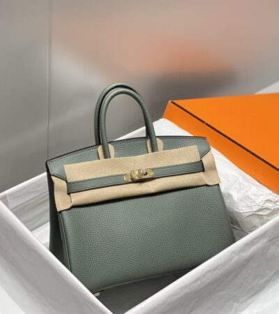 Replica Hermes Birkin Almond Green - Best Fake Designer Bags