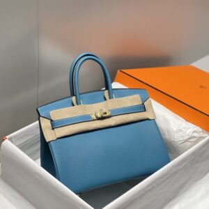 Replica Hermes Birkin Denim Blue - Best Fake Designer Bags