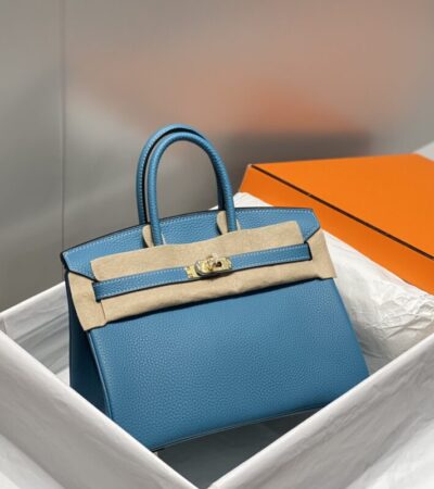 Replica Hermes Birkin Denim Blue - Best Fake Designer Bags