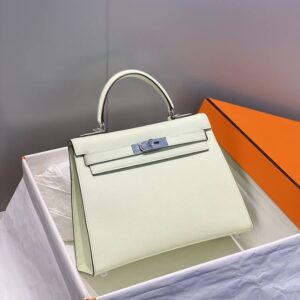 Replica Hermes Kelly Bubble Green - Best Fake Designer Bags