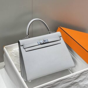 Replica Hermes Kelly Seagull Blue - Best Fake Designer Bags