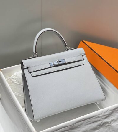 Replica Hermes Kelly Seagull Blue - Best Fake Designer Bags