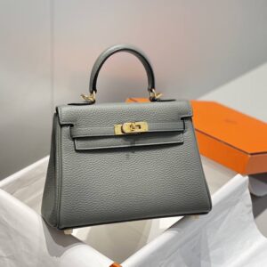 Replica Hermes Kelly Mini Cumulonimbus Gray - Best Fake Designer Bags