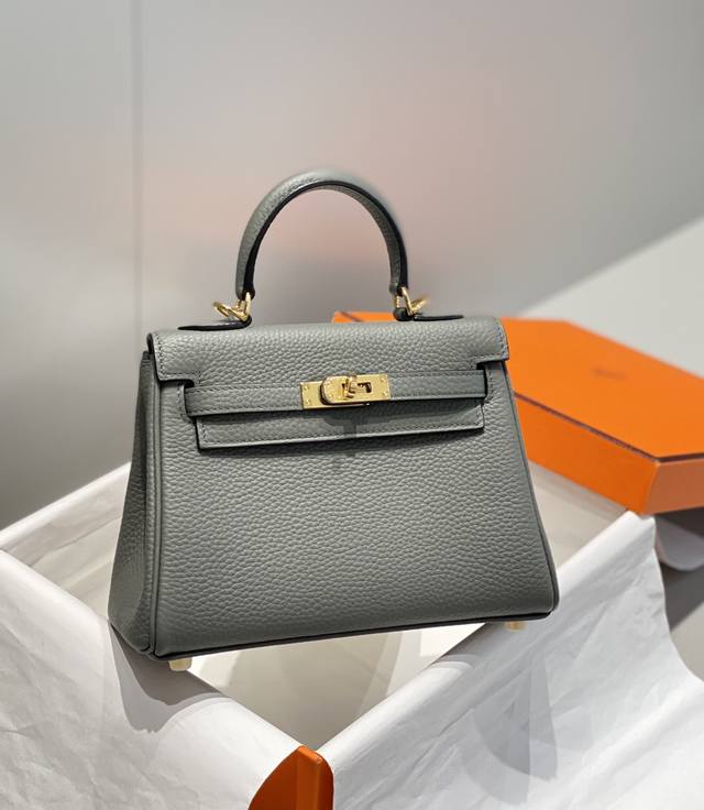 Replica Hermes Kelly Mini Cumulonimbus Gray - Best Fake Designer Bags