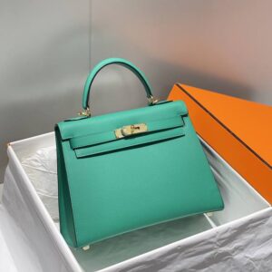 Replica Hermes Kelly Emperial Green - Best Fake Designer Bags