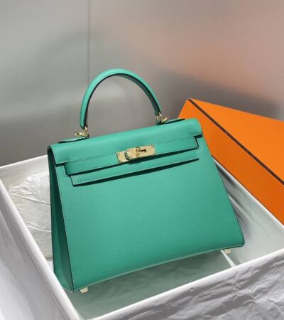 Replica Hermes Kelly Emperial Green - Best Fake Designer Bags
