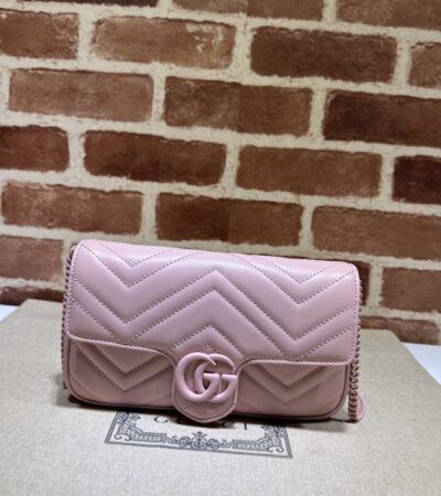 Replica Gucci Matelassé Mini Pink - Best Fake Designer Bags