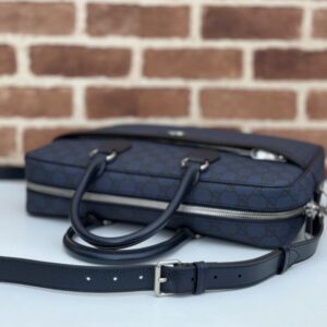 Replica Gucci Crossbody Briefcase Blue - near-authentic luxury replica handbag