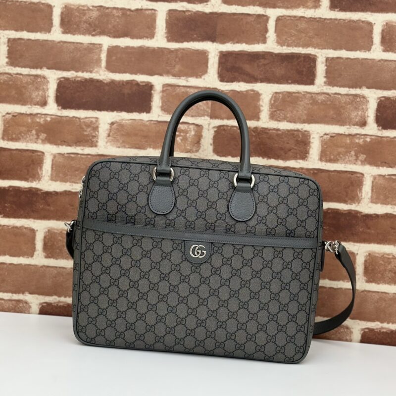 Replica Gucci  Crossbody Briefcase Grey - Best Fake Designer Bags