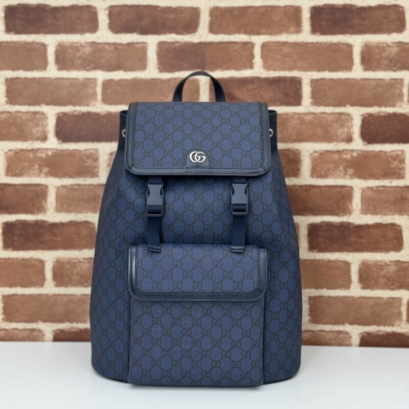 Replica Gucci Large Ophidia Backpack Blue - Best Fake Designer Bags
