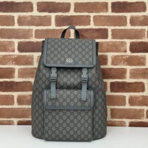 Replica Gucci Large Ophidia Backpack Grey - Best Fake Designer Bags