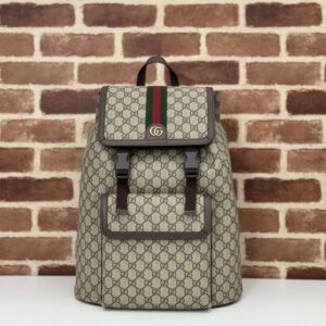 Replica Gucci Large Ophidia Backpack Beige - Best Fake Designer Bags