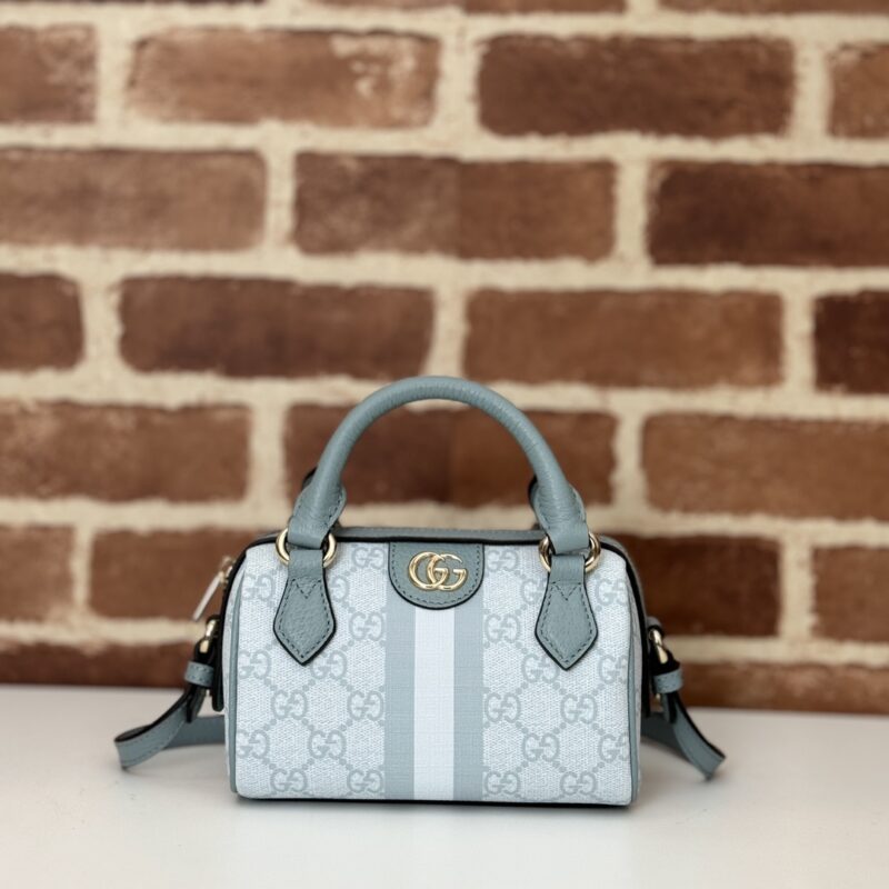 Replica Gucci GG Ophidia Boston Blue - Best Fake Designer Bags