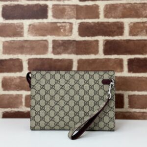 Replica Gucci  GG Canvas Pouch Beige - Best Fake Designer Bags