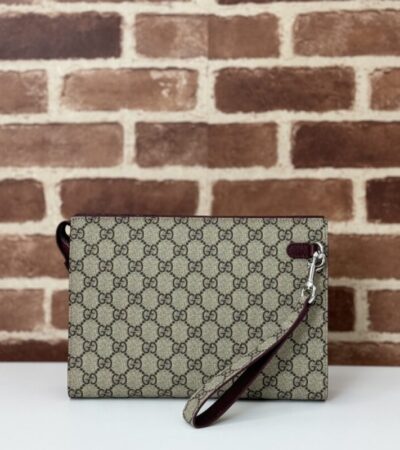 Replica Gucci  GG Canvas Pouch Beige - Best Fake Designer Bags