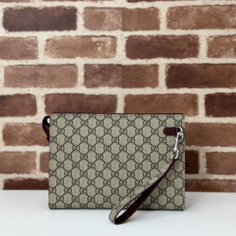 Replica Gucci  GG Canvas Pouch Beige - Best Fake Designer Bags