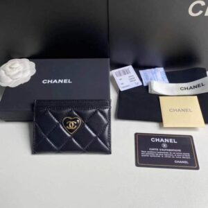 Replica Chanel Flap Card Holder Heart - Best Fake Designer Bags