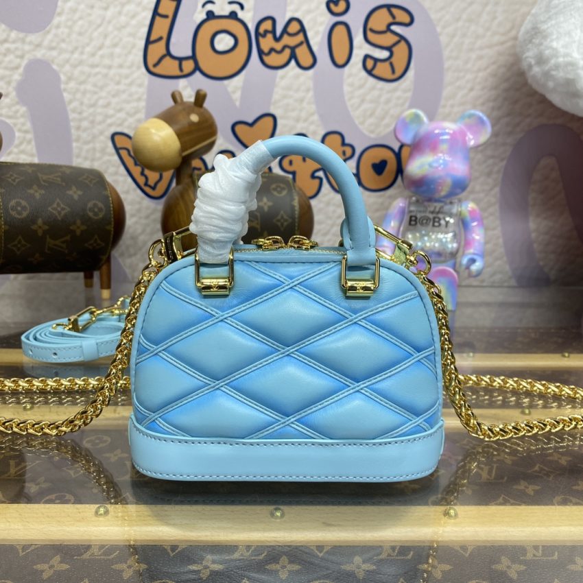Replica Louis Vuitton Alma Nano Water Blue 2 Replica Louis Vuitton Alma Nano Water Blue - authentic-look luxury purse replica