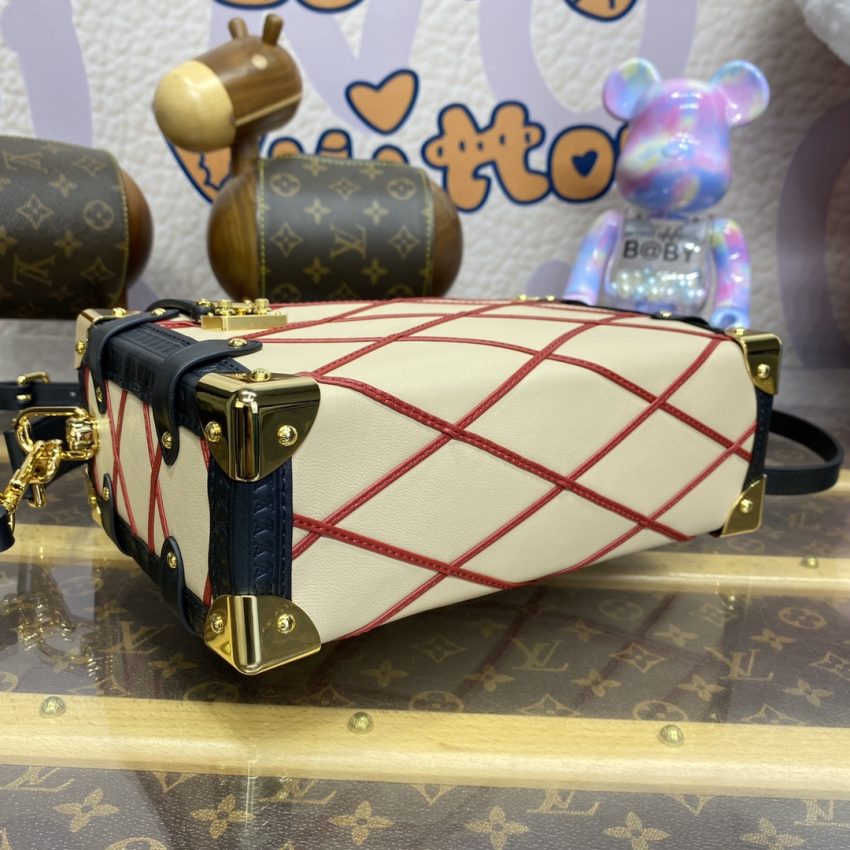 Replica Louis Vuitton Side Trunk Beige - premium 1:1 fake handbag model