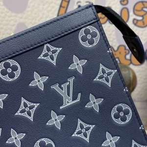 Replica Louis Vuitton Pochette Voyage Dark Blue - premium-grade designer purse dupe