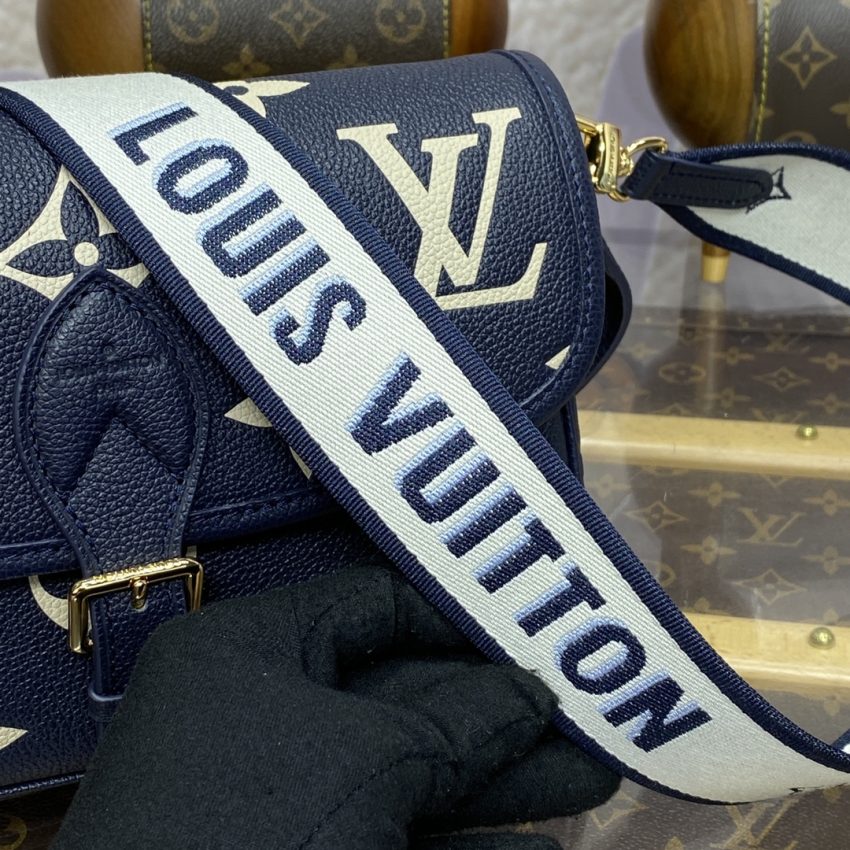 Replica Louis Vuitton Nano Diane Satchel Blue-Pink - ultra-realistic fake designer tote