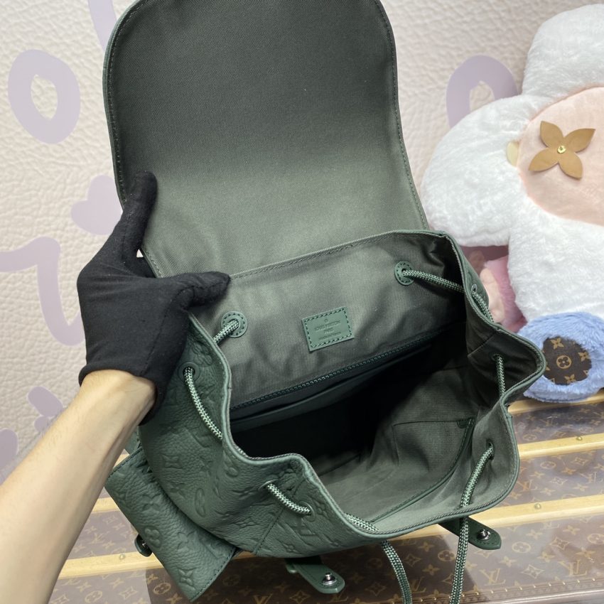 Replica Louis Vuitton Christopher Backpack Green - best quality luxury bag dupe