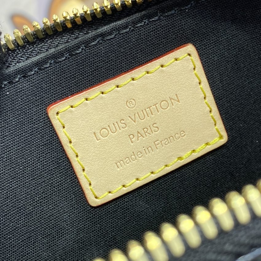 Replica Louis Vuitton Alma BB Black Patent - realistic designer-inspired fake bag