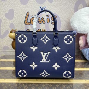 Replica LV OnTheGo Dark Blue - Best Fake Designer Bags