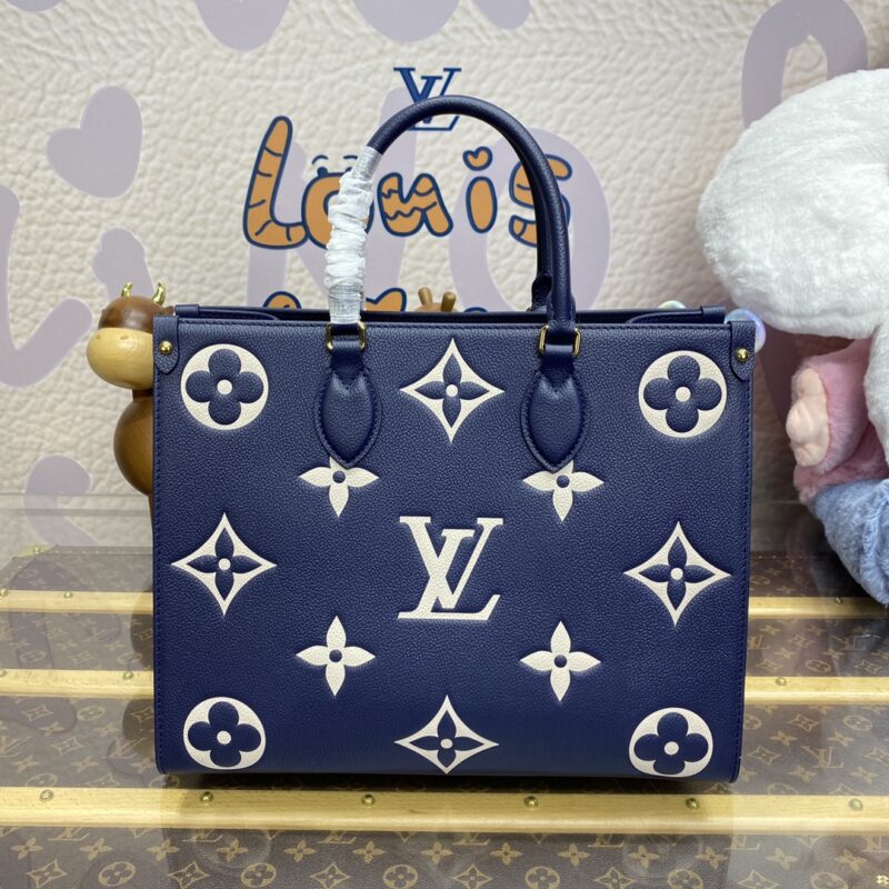 Replica LV OnTheGo Dark Blue - Best Fake Designer Bags
