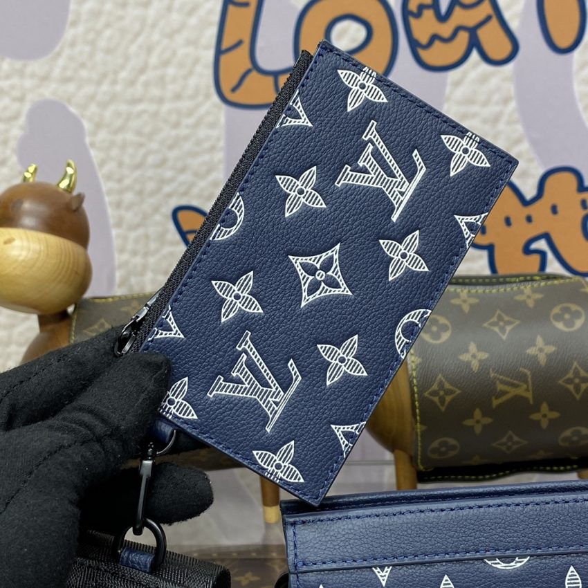 Replica Louis Vuitton Gaston Wearable Wallet Blue - top-rated replica designer bag