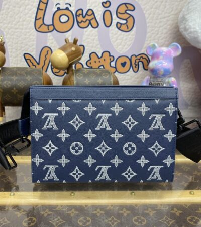 Replica Louis Vuitton Gaston Wearable Wallet Blue - Best Fake Designer Bags