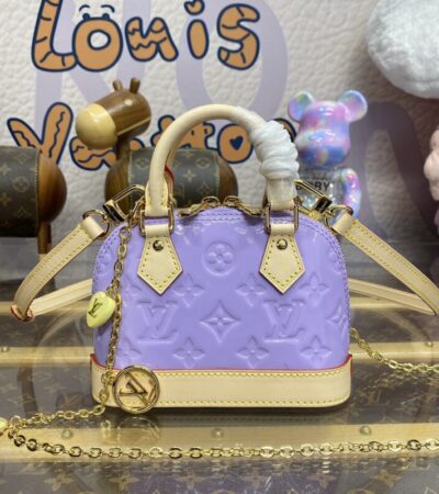 Replica Louis Vuitton Alma Nano Purple - Best Fake Designer Bags