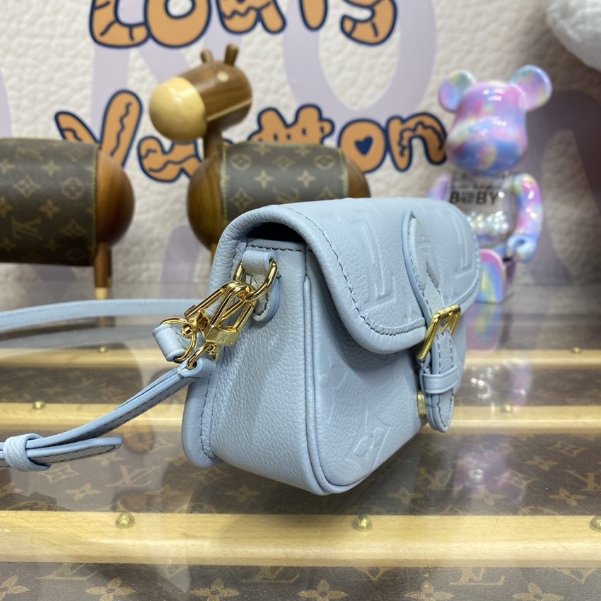 Replica Louis Vuitton Nano Diane Blue 4 Replica Louis Vuitton Nano Diane Blue - premium 1:1 fake handbag model