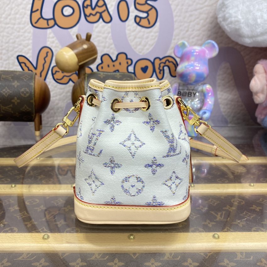 Replica Louis Vuitton Nano Noe White 2 Replica Louis Vuitton Nano Noe White - 1:1 designer replica handbag