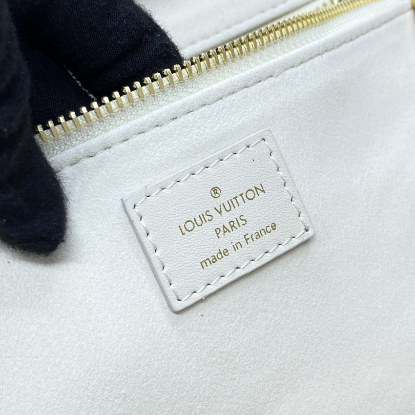 Replica Louis Vuitton Neverfull MM White Orange 6 Replica Louis Vuitton Neverfull MM White Orange - best-selling designer handbag dupe
