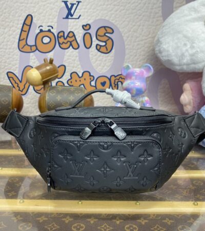 Replica Louis Vuitton  Rush Bumbag Black - Best Fake Designer Bags