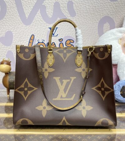 Replica LV OnTheGo Large Brown - Best Fake Designer Bags