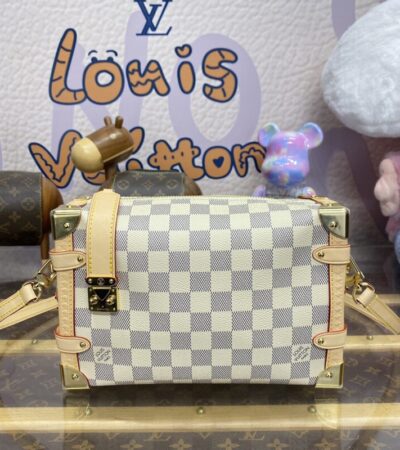 Replica Louis Vuitton Side Trunk Beige Square - Best Fake Designer Bags