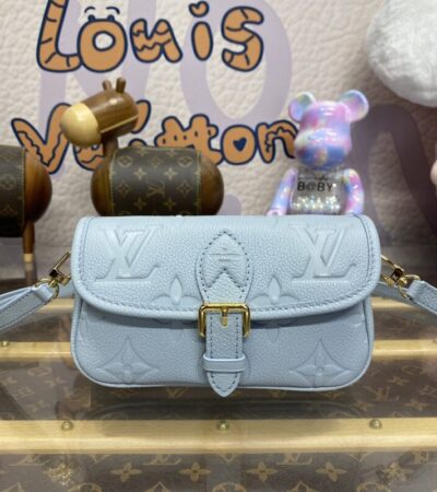 Replica Louis Vuitton Wallet on Chain Ivy Sky Blue - Best Fake Designer Bags