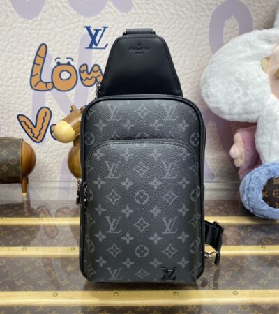 Replica Louis Vuitton Avenue Slingbag Black - Best Fake Designer Bags
