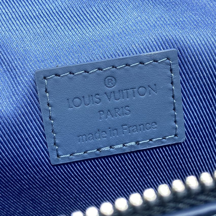 Replica Louis Vuitton Pilot Wearable Wallet Blue - high-quality designer bag clone