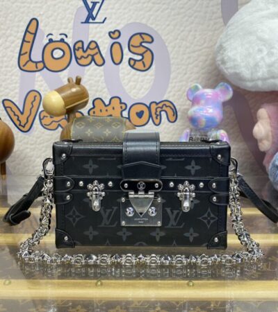 Replica Louis Vuitton Petite Malle Black - Best Fake Designer Bags