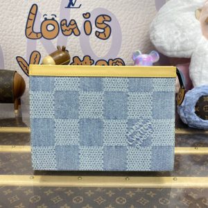 Replica Louis Vuitton Pochette Voyage Denim - top-rated replica designer bag
