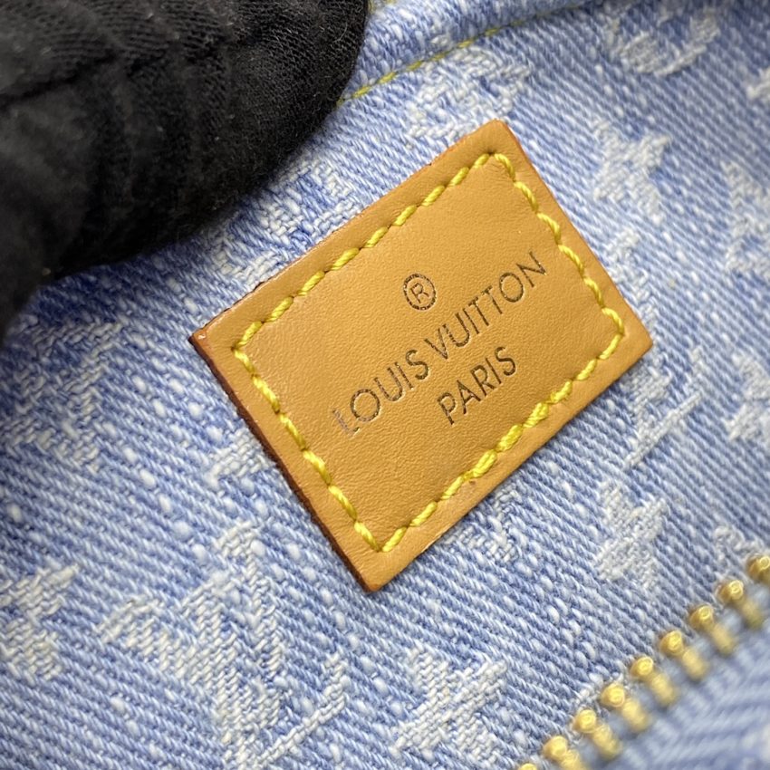 Replica Louis Vuitton Bumbag Mini Denim - 1:1 designer replica handbag