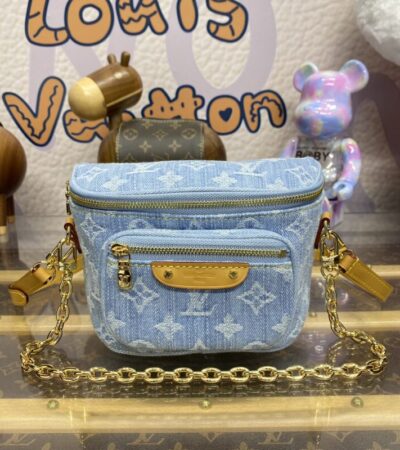 Replica Louis Vuitton Bumbag Mini Denim - Best Fake Designer Bags