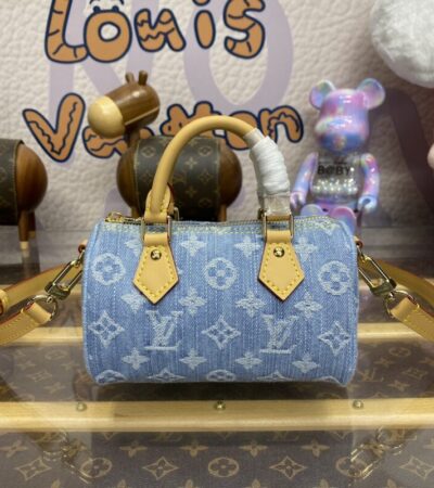 Replica Louis Vuitton Speedy Nano Denim - Best Fake Designer Bags