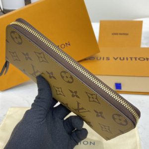 Replica Louis Vuitton Clemence Wallet Light Brown 6 Replica Louis Vuitton Clemence Wallet Light Brown - realistic designer-inspired fake bag