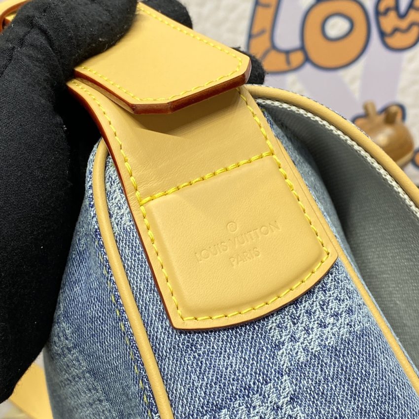 Replica Louis Vuitton Wearable Wallet Denim - near-authentic luxury replica handbag